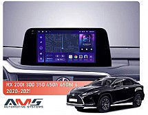 Штатна магнітола AMS MOSS M3 4+32 Gb Lexus RX200t RX300 RX350 RX350l RX450h RX450hl AL20 4 2015-2021 10"