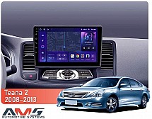 Штатна магнітола AMS MOSS M3 4+32 Gb Nissan Teana J32 2008-2013 (B) 10"