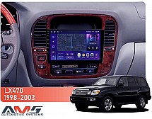 Штатна магнітола AMS MOSS M3 4+32 Gb Lexus LX470 J100 1998-2003 (F2) 10"