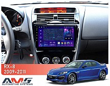Штатна магнітола AMS MOSS M3 4+32 Gb Mazda RX-8 SE 2009-2011 9"
