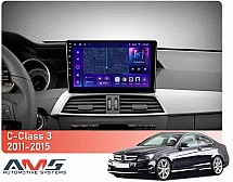 Штатна магнітола AMS MOSS M3 4+32 Gb Mercedes-Benz C-Class 3 W204 C204 S204 2011-2015 9"