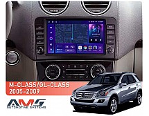 Штатна магнітола AMS MOSS M3 4+32 Gb Mercedes-Benz ML GL ML350 GL320 X164 2005-2009 (F2) 9"
