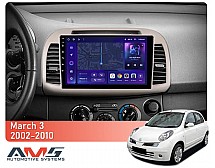 Штатна магнітола AMS MOSS M3 4+32 Gb Nissan March 3 K12 2002-2010 9"