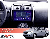 Штатна магнітола AMS MOSS M3 4+32 Gb Nissan Sunny, Versa C17 2012-2014 9"