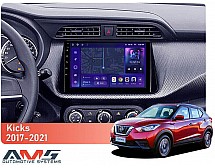 Штатна магнітола AMS MOSS M3 4+32 Gb Nissan Kicks P15 2017-2021 10"