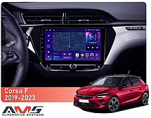 Штатна магнітола AMS MOSS M3 4+32 Gb Opel Corsa F 2019-2023 9"