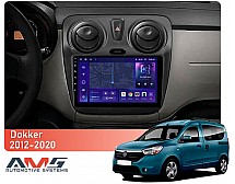 Штатна магнітола AMS MOSS M3 4+32 Gb Renault Dokker 2012-2020 9"