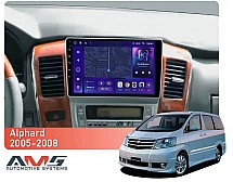 Штатна магнітола AMS MOSS M3 4+32 Gb Toyota Alphard 1 H10 2005-2008 (F2) 9"