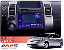 Штатна магнітола AMS MOSS M3 4+32 Gb Toyota Prius XW20 2 2003-2011 (F1) 9"