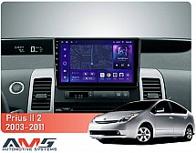 Штатна магнітола AMS MOSS M3 4+32 Gb Toyota Prius XW20 2 2003-2011 (F2) 9"