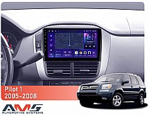 Штатна магнітола AMS MOSS M3 4+32 Gb Honda Pilot 1 2005-2008 9"