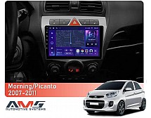 Штатна магнітола AMS MOSS M3 4+32 Gb Kia Morning/Picanto 2007-2011 9"