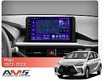 Штатна магнітола AMS MOSS M3 4+32 Gb Toyota Wigo 2022-2023 (F2) 9"