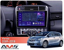 Штатна магнітола AMS MOSS M3 4+32 Gb Toyota Verso R20 2009-2018 (F1) 9"