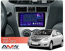 Штатна магнітола AMS MOSS M3 4+32 Gb Toyota Vios 2 2007-2013 9"