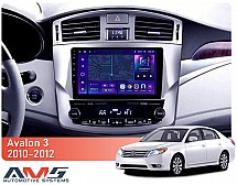 Штатна магнітола AMS MOSS M3 4+32 Gb Toyota Avalon 3 XX30 2010-2012 (F2) 9"