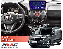 Штатна магнітола AMS MOSS M2 4+32 Gb Fiat Doblo 2000-2011 10"