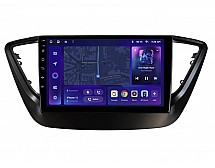 Штатна магнітола AMS MOSS M3 4+32 Gb Hyundai Solaris 2/Verna/Accent 2016-2018 Black 9"