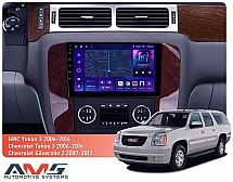Штатна магнітола AMS MOSS M3 4+32 Gb GMC Yukon 3/Chevrolet Tahoe 3 GMT900 2006-2014, Silverado 2 GMT901 2007-2013 9"