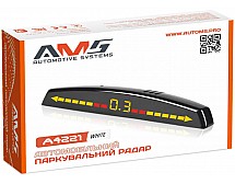 Паркувальний радар (парктроник) AMS A8221 V2 White