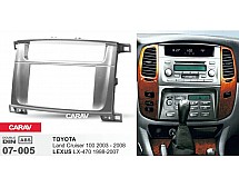 Перехідна рамка Sigma CARAV 07-005 2-DIN для Toyota Land Cruiser 100 2002-07 / Lexus LX-470 2002-07