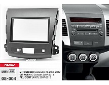 Перехідна рамка Sigma CARAV 08-004 2-DIN для Mitsubishi Outlander XL 2006-2012, Citroen C-Crosser 2007-2012, Peugeot 4007 2007-2012