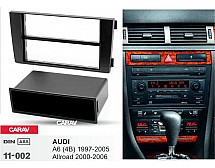 Перехідна рамка Sigma CARAV 11-002 1-DIN для Audi A6 (4B) 1997-2005, Allroad 2000-06 (з кишенею)