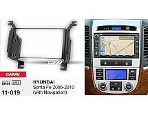 Перехідна рамка Sigma CARAV 11-019 2-DIN для Hyundai Santa Fe 2006-10 (з навігацією)