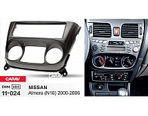 Переходная рамка Sigma CARAV 11-024 1-DIN для NISSAN Almera (N16) 2000-06