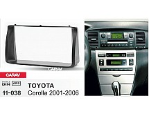 Перехідна рамка Sigma CARAV 11-038 2-DIN для Toyota Corolla 2001-06
