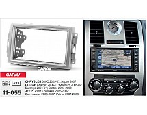 Перехідна рамка Sigma CARAV 11-055 2-DIN для CHRYSLER 300C 2005-07; Aspen 2007 / DODGE Charger 2006-07;