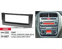 Перехідна рамка Sigma CARAV 11-057 1-DIN для FIAT Punto (199/310) 2005-12, Linea (323) 2007-14