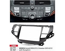 Перехідна рамка Sigma CARAV 11-117 2-DIN для Honda Accord 2008-12; Crosstour 2010-12 (тільки для авто з навігацією)