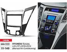 Перехідна рамка Sigma CARAV 11-140 2-DIN для Hyundai Sonata, i-45 (YF) 2010-14 (без клімат-контролю)