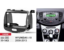 Перехідна рамка Sigma CARAV 11-143 2-DIN для Hyundai i-10 2008-13