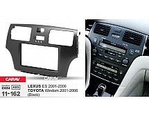 Перехідна рамка Sigma CARAV 11-162 2-DIN для Toyota Windom 2001-06 / LEXUS ES 2001-06 (Black)