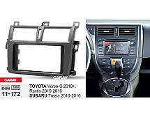 Перехідна рамка Sigma CARAV 11-172 2-DIN для Toyota Verso-S 2010+, Ractis 2010-16 / SUBARU Trezia 2010-1