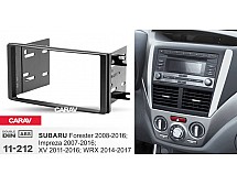 Перехідна рамка Sigma CARAV 11-212 2-DIN для SUBARU Forester 2008-16; Impreza 2007-16; XV 2011-16; WRX 2