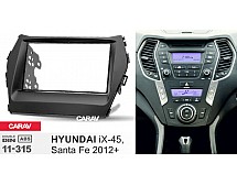 Перехідна рамка Sigma CARAV 11-315 2-DIN для Hyundai Santa Fe, IX-45 2012+ (без навігації)