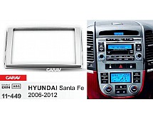 Перехідна рамка Sigma CARAV 11-449 2-DIN для Hyundai Santa Fe 2006-12 (Silver)