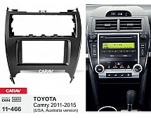 Перехідна рамка Sigma CARAV 11-466 2-DIN для Toyota Camry 2011-15 (модель подходит только для автомобиле