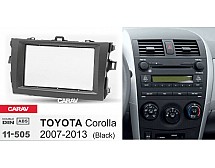 Перехідна рамка Sigma CARAV 11-505 2-DIN для Toyota Corolla 2007-13 (Black)