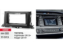 Перехідна рамка Sigma CARAV 11-513 2-DIN для Toyota Highlander 2013+, Kluger 2014+