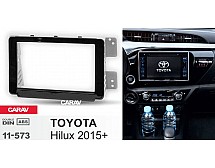 Перехідна рамка Sigma CARAV 11-573 2-DIN для Toyota Hilux 2015+