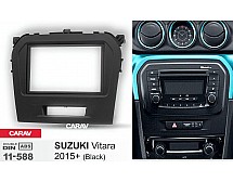 Перехідна рамка Sigma CARAV 11-588 2-DIN для Suzuki Vitara 2015+ (black)