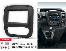 Перехідна рамка Sigma CARAV 11-642 2-DIN для RENAULT Trafic 2014+ / OPEL Vivaro 2014+