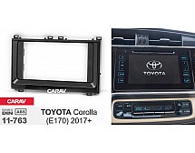 Перехідна рамка Sigma CARAV 11-763 2-DIN для Toyota Corolla (E170) 2017+