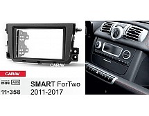 Перехідна рамка Sigma CARAV 11-358 2-DIN для SMART ForTwo (451) 2011-2017