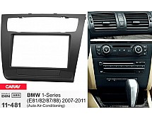 Переходная рамка Sigma CARAV 11-481 2-DIN для BMW 1-Series (E81, 82, 87, 88) 2007-11