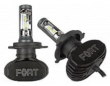 LED лампа FORT F1 H4 H/L CSP